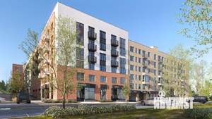 2-к квартира, строящийся дом, 44м2, 4/6 этаж
