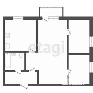 2-к квартира, вторичка, 64м2, 18/18 этаж
