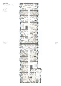 3-к квартира, вторичка, 60м2, 3/6 этаж