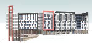 3-к квартира, строящийся дом, 75м2, 1/6 этаж
