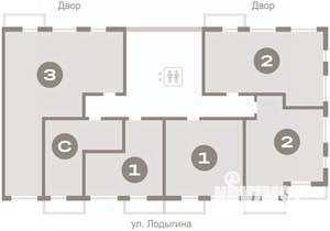 1-к квартира, вторичка, 35м2, 3/9 этаж