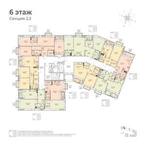 Студия квартира, вторичка, 34м2, 6/6 этаж