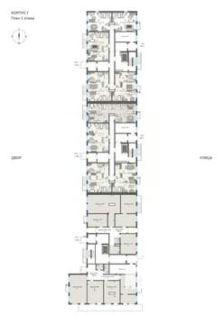 3-к квартира, вторичка, 59м2, 1/6 этаж