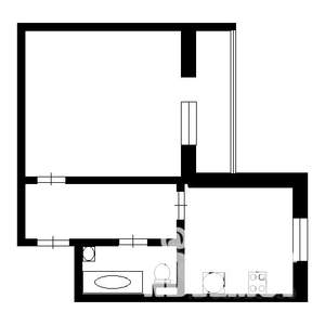 1-к квартира, вторичка, 38м2, 5/9 этаж