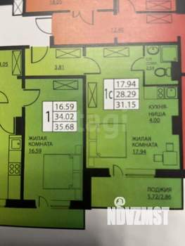 Студия квартира, вторичка, 31м2, 8/16 этаж