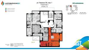 3-к квартира, вторичка, 56м2, 6/8 этаж