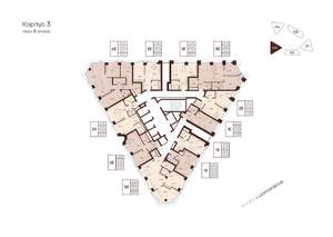 2-к квартира, строящийся дом, 40м2, 8/28 этаж