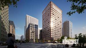 2-к квартира, строящийся дом, 41м2, 2/25 этаж