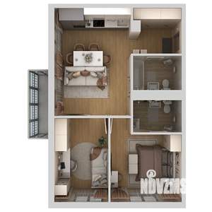 3-к квартира, вторичка, 57м2, 2/10 этаж