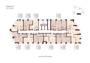 1-к квартира, строящийся дом, 37м2, 7/28 этаж