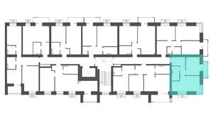 1-к квартира, вторичка, 38м2, 2/8 этаж