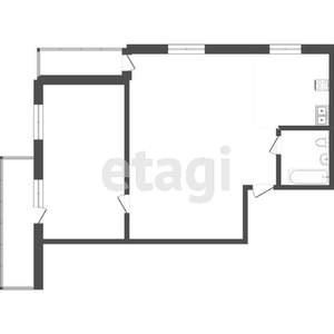 2-к квартира, вторичка, 46м2, 9/25 этаж