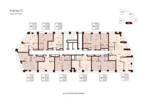 1-к квартира, строящийся дом, 38м2, 6/28 этаж